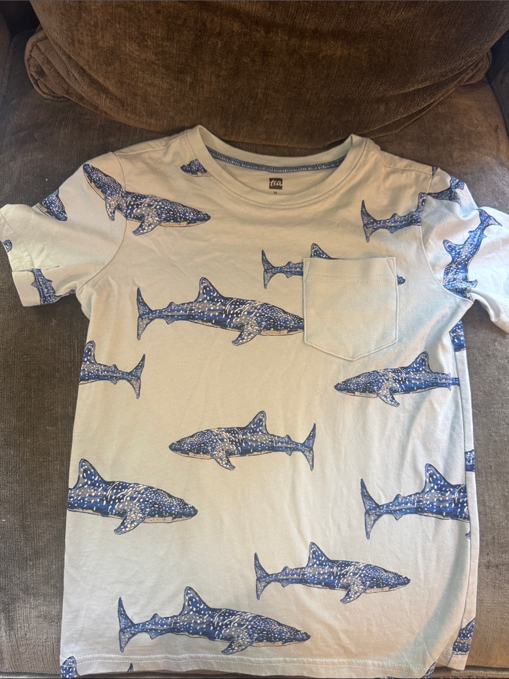 Tea collection Blue Whale Shark Pocket Tee